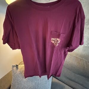 Harley-Davidson Burgundy Short Sleeve Tee